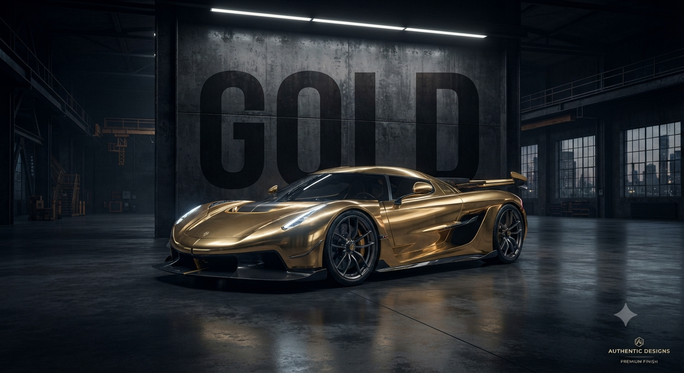 Gold Vinyl Wrap