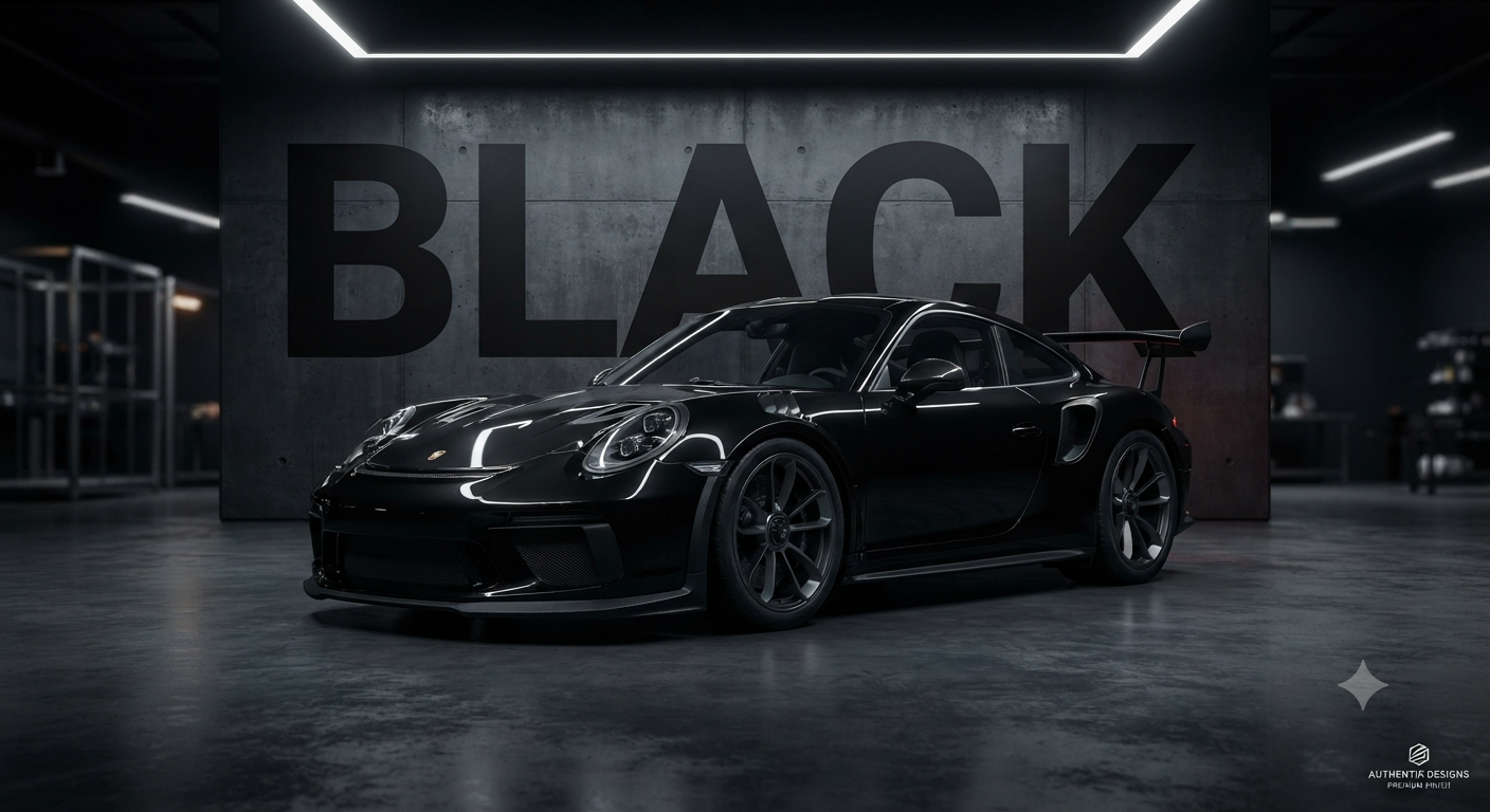 Black Vinyl Wrap