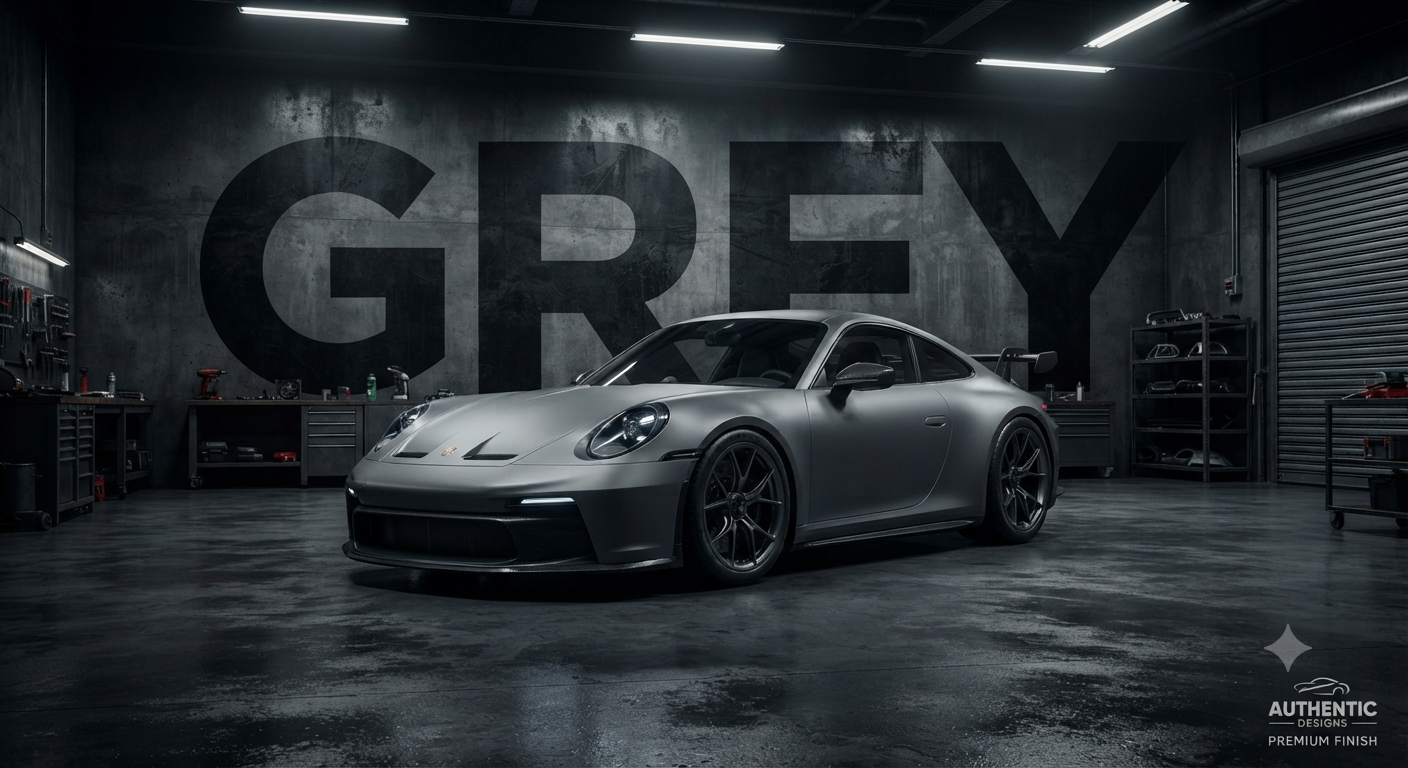 Grey Vinyl Wrap